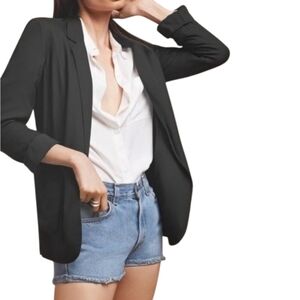 Aritzia Talula Kent Blazer Dark Academia Elevated Basic Womens 6 Classic Lined